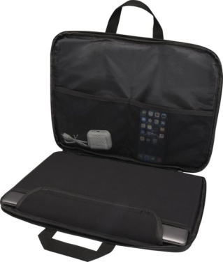 Logotrade Geschäftsgeschenke das Foto: Libra 2-in-1-Laptoptasche aus recyceltem GRS-Material 3 L